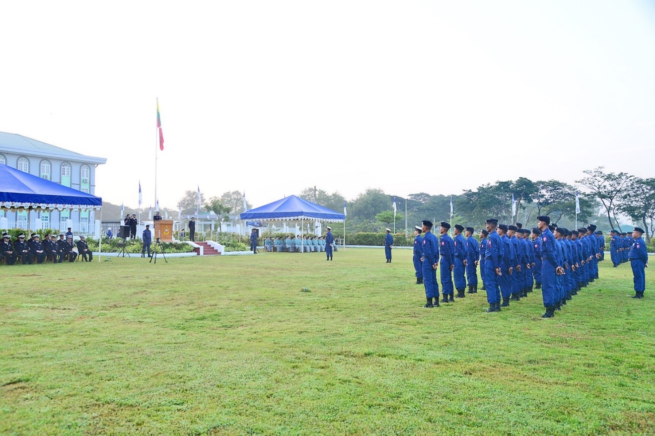 မြန်မာနိုင်ငံ ကမ်းခြေစောင့်တပ်ဖွဲ့ (၅)နှစ်မြောက် တပ်နှစ်ပတ်လည်နေ့ ဂုဏ်ပြုစစ်ရေးပြနှင့် ဆုချီးမြှင့်ပွဲ ကျင်းပ